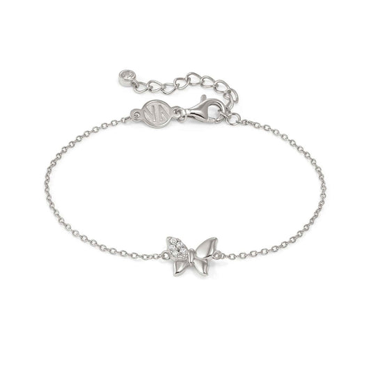 Petit Sparkle Bracelet in 925 Sterling Silver and Cubiz Zirconia Butterfly