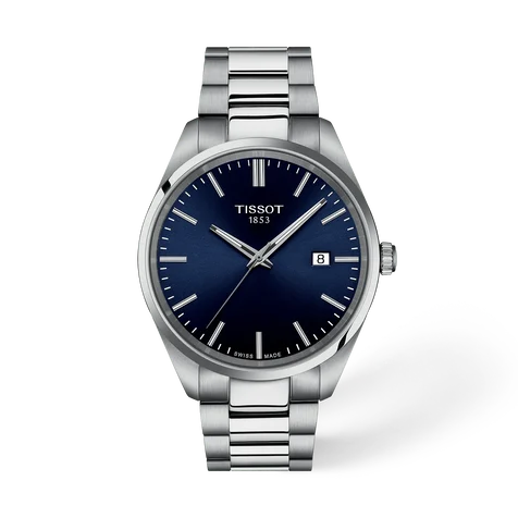 Gents blue dial