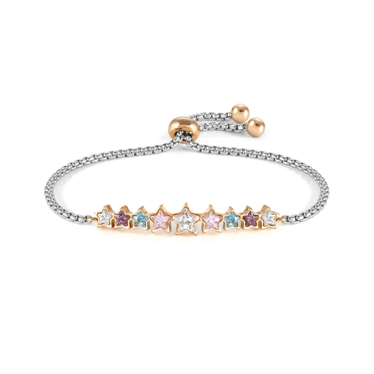 Milleluci Multicoloured Star Bar Bracelet