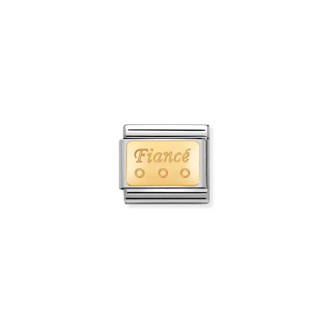 Gold Fiancé Charm