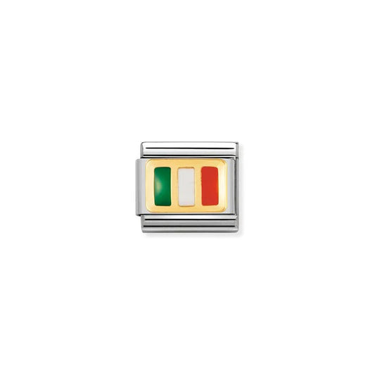 Yellow Gold Ireland Flag Charm