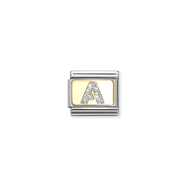 Classic Gold Glitter A Charm