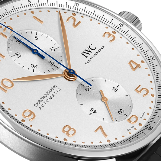 Portugieser Chronograph 41mm Leather Strap Watch