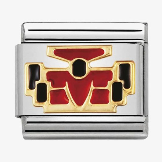 Yellow gold Racing car