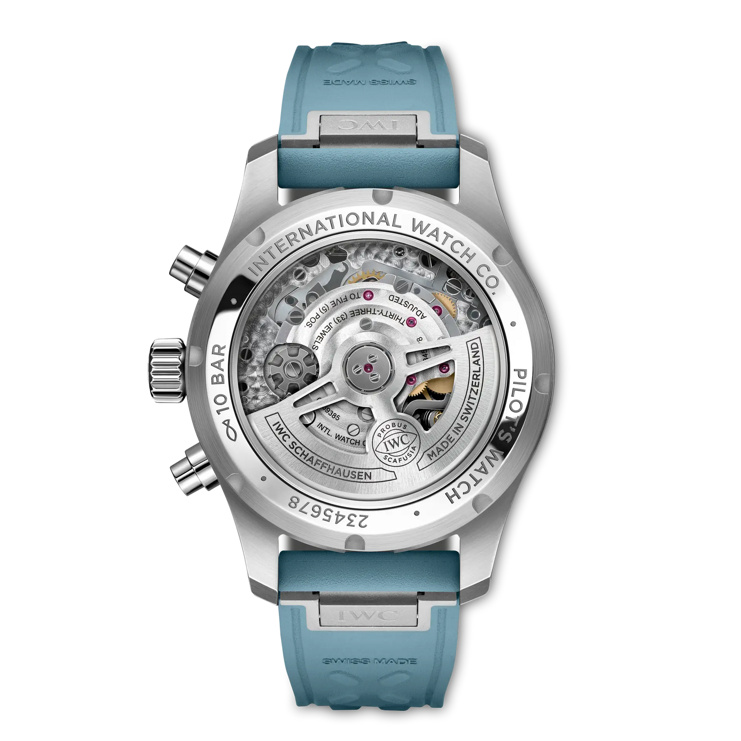 Pilot's Watch Chronograph 41mm Rubber Strap Watch
