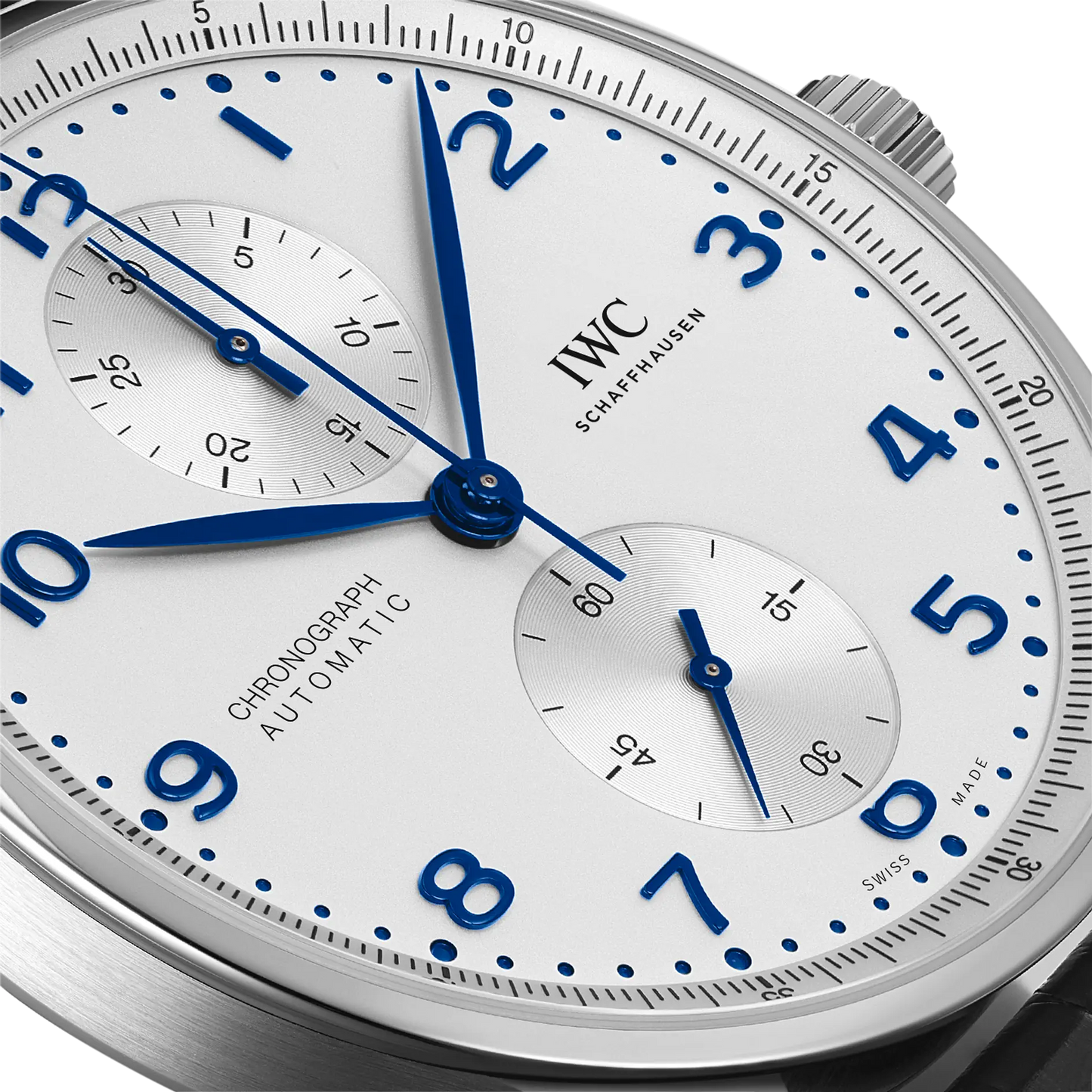 Portugieser Chronograph 41mm Leather Strap Watch