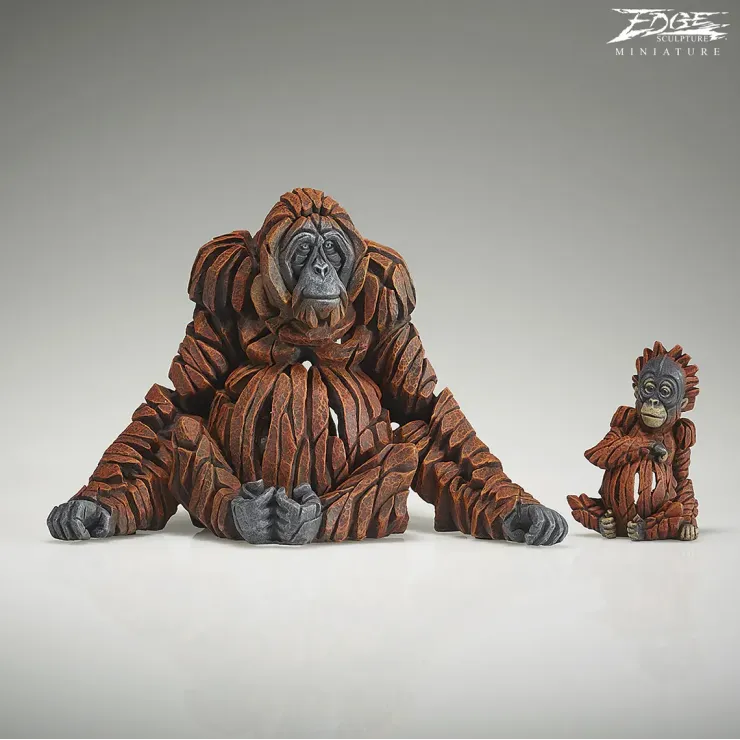 Orangutan and Baby Miniature