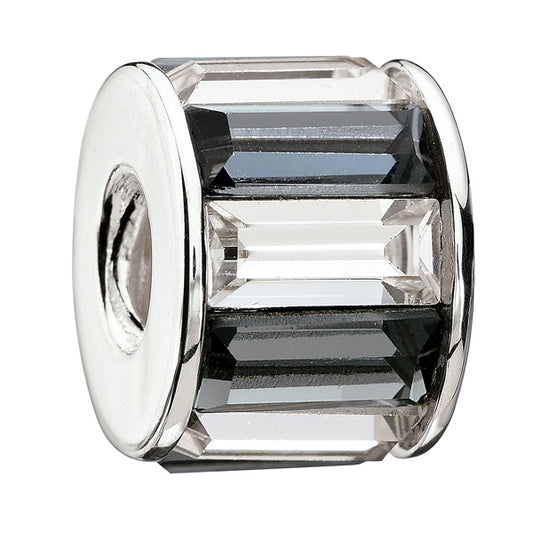 Chamilia Black & White Swarovski Baguette Charm