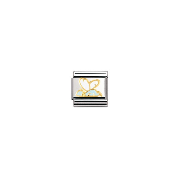 Classic Gold Enamel Baby Fairy Charm