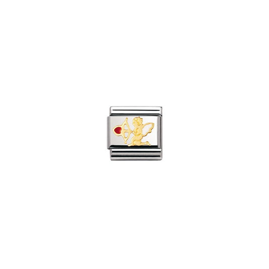 Gold Cupid Charm