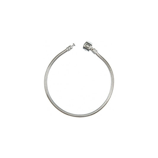 SILVER SNAP BRACELET