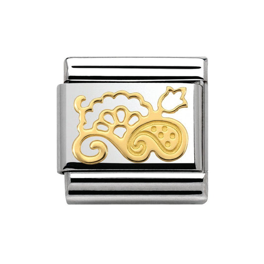 Composable Classic Cashmere 18K Gold Bouquet Charm