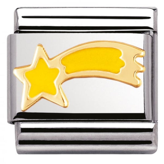 Gold Yellow Shooting Star Charm