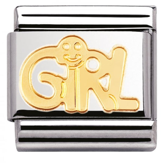 Gold GIRL Charm