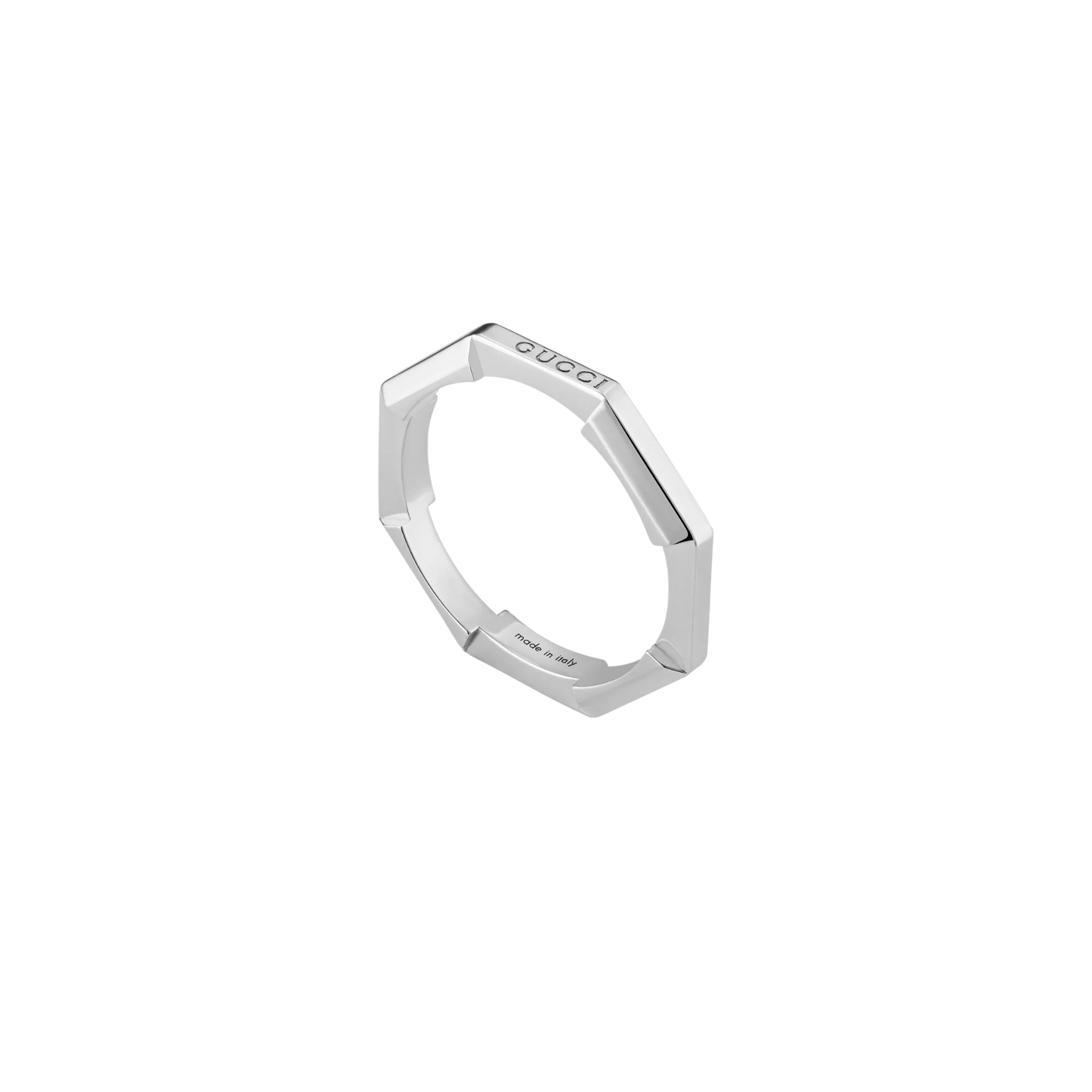 GUCCI Link To Love 18ct White Gold Ring