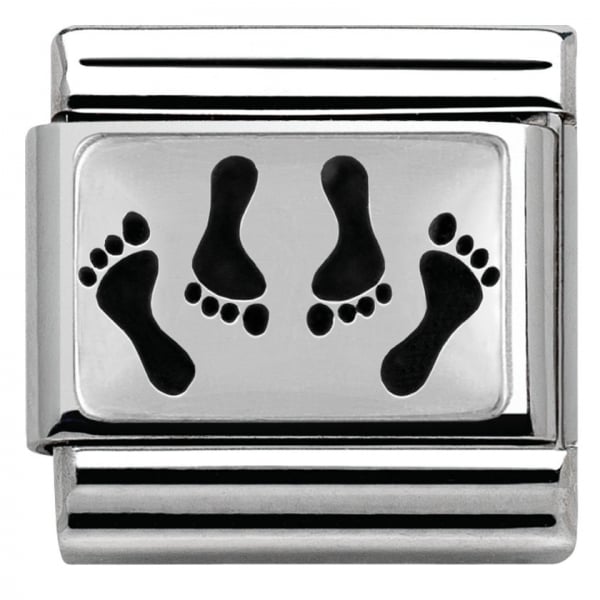 Silver 4 Feet Charm