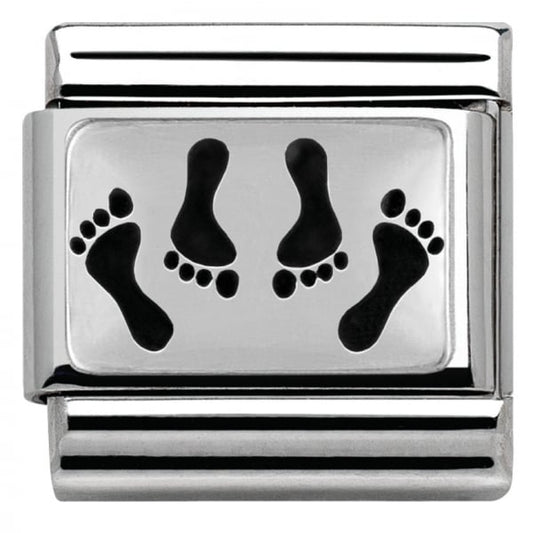 Silver 4 Feet Charm