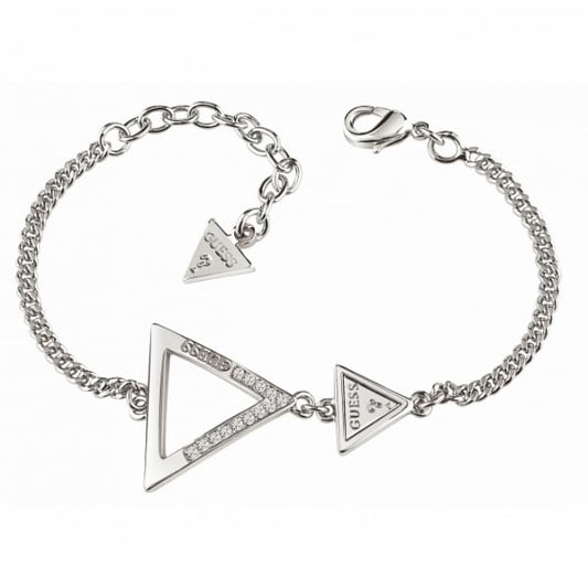 Guess Iconic 3 Angles Silver Bracelet