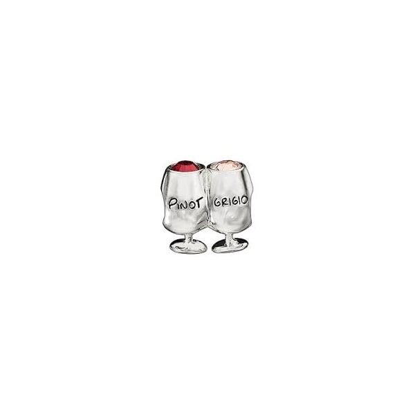 Pinot Grigio Sterling Silver and Crystal Bead