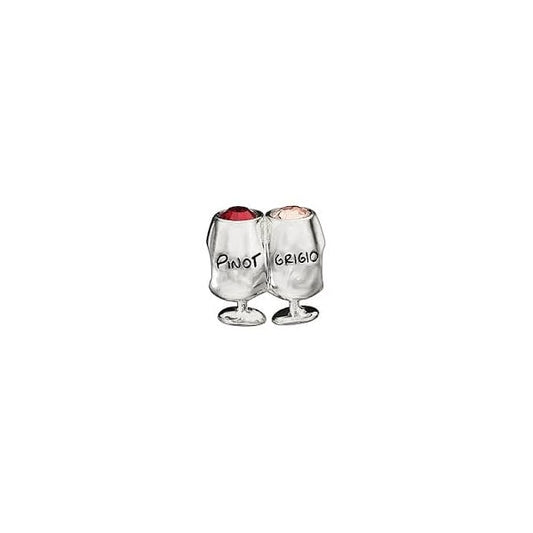 Pinot Grigio Sterling Silver and Crystal Bead
