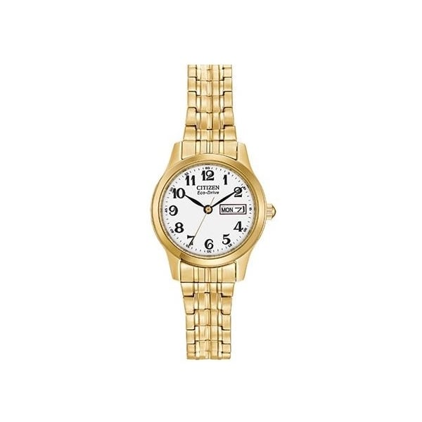 Ladies Eco-Drive Gold Tone Bracelet Watch