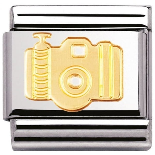 Gold Camera Charm