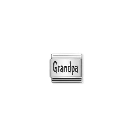 Silver GRANDPA Charm