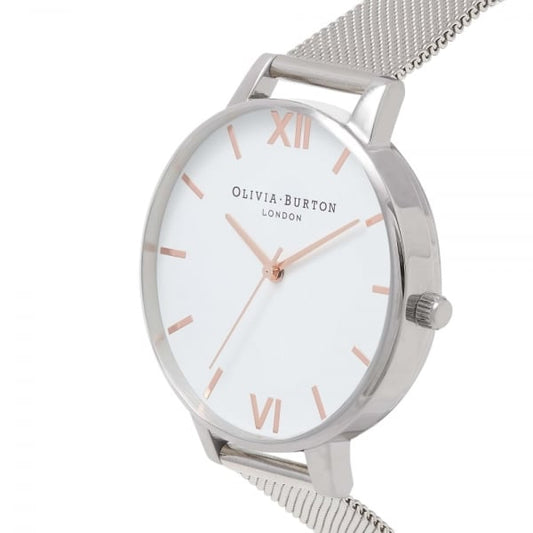 White Dial Silver Watch