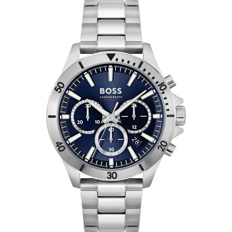 Men's Boss Troper Blue Dial Chronograph Watch