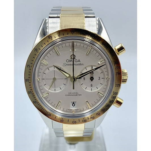 Men's Bi-Metal Speedmaster Watch.