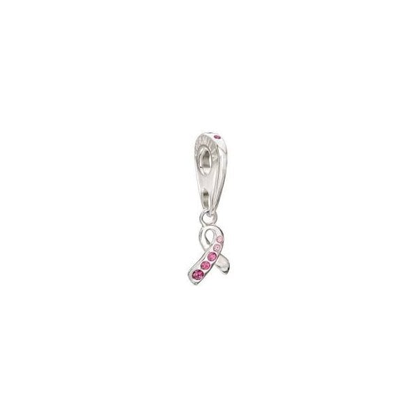 Breast Cancer Ribbon Charm