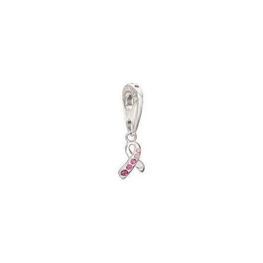 Breast Cancer Ribbon Charm