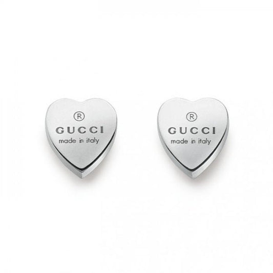 Trademark heart-shaped earrings