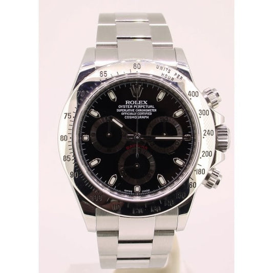 Men's Stainless Steel Daytona Chromalight Markers Watch. 116520