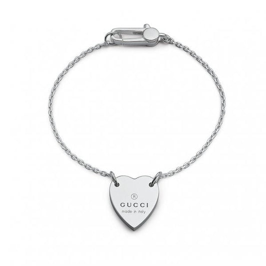 Trademark bracelet with heart pendant - Size 18