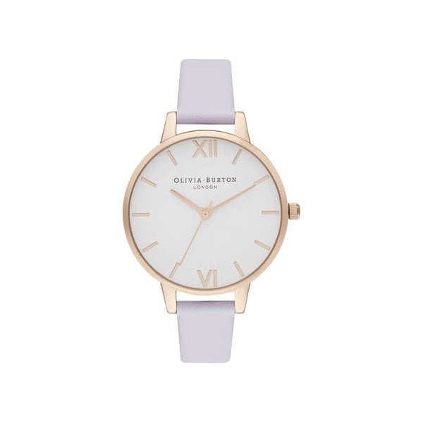 OB Demi White Dial Parma Violet & Pale Rg Watch