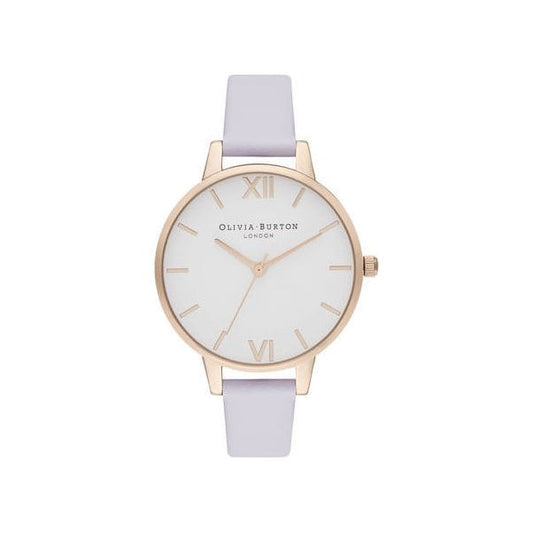 OB Demi White Dial Parma Violet & Pale Rg Watch