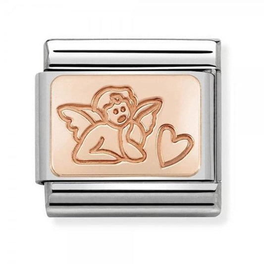 Angel Of Love Rose Gold Charm