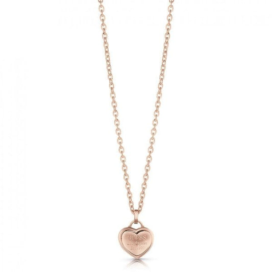 Guess Rose Gold Heart Necklace