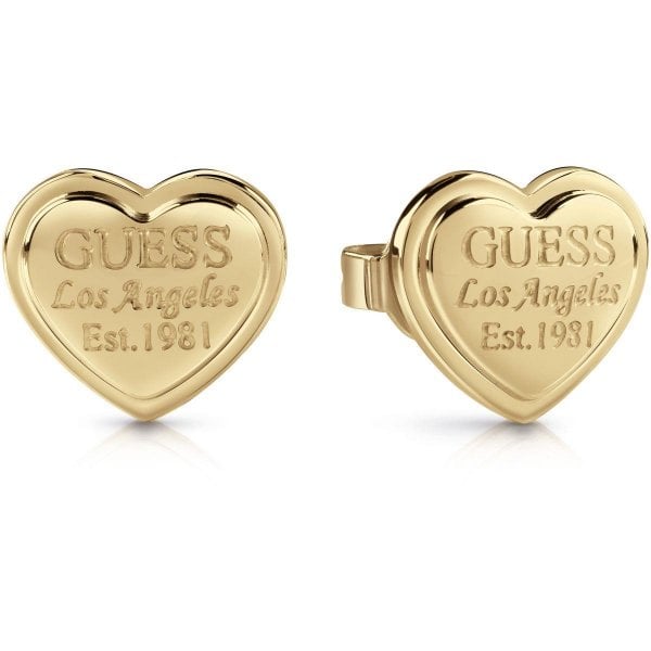 Gold Plated Heart Earrings