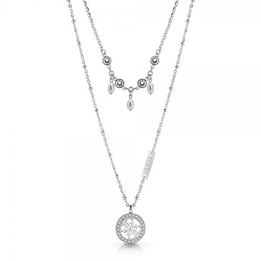 Tropical Sun Double Crystal Charm Necklace