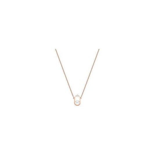 NORTH NECKLACE OVAL CZWH/ROS