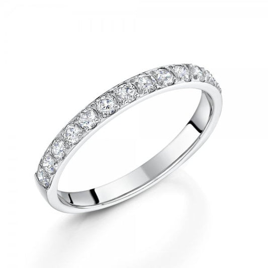 White Gold Diamond Ring 2.5mm