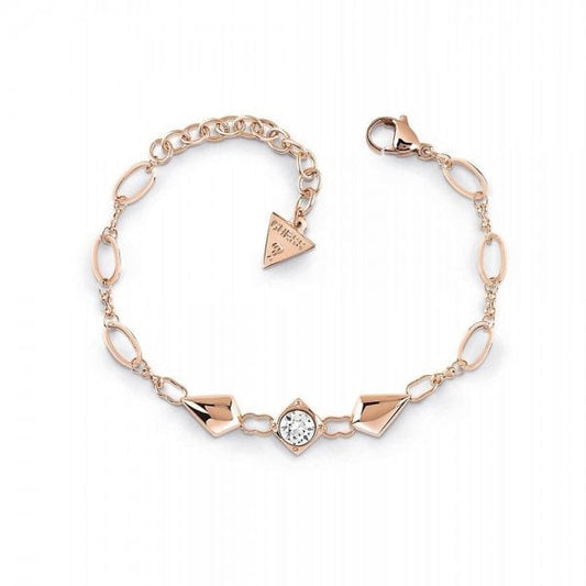 Chain Rhombus Insert Rose Gold Bracelet