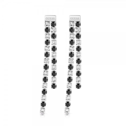 PARTY TIME SILVER & BLACK CRYSTAL