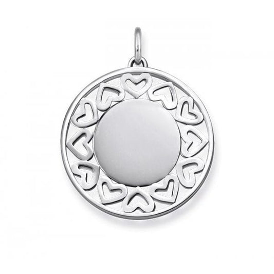 Love Bridge Sterling Silver Heart Pendant