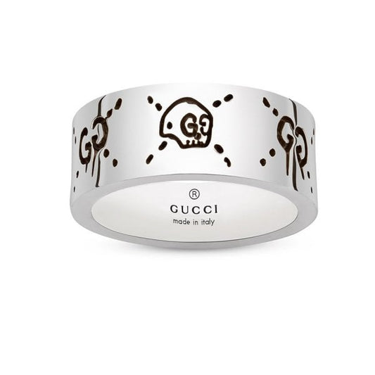 Silver Ghost 9mm Ring - Size 13 (UK SIZE M)