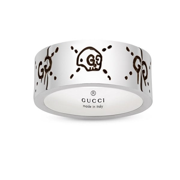Silver Ghost 9mm Ring - Size 13 (UK SIZE M)