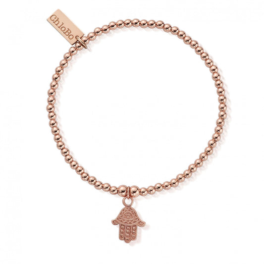 ChloBo Hamsa Bracelet Pink Gold