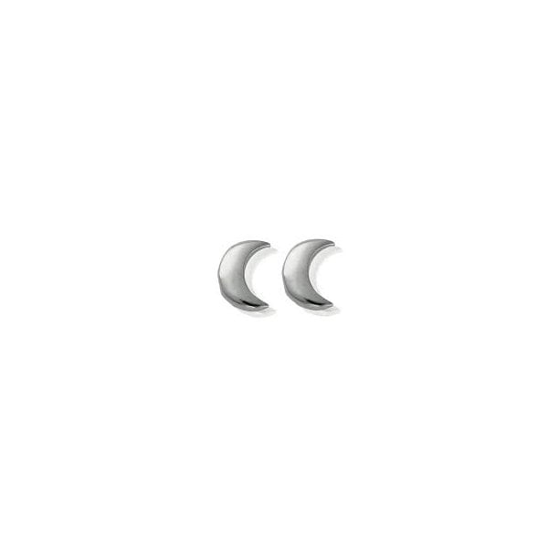 Silver Moon earring